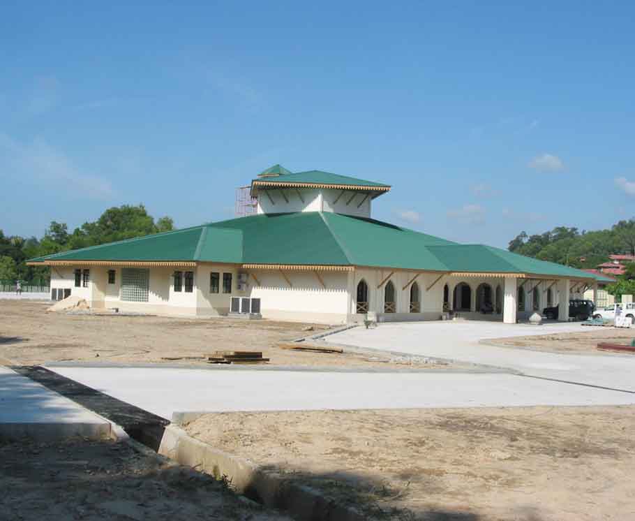 New Mosque At Kg. Perpindahan Bukit Beruang, Tutong